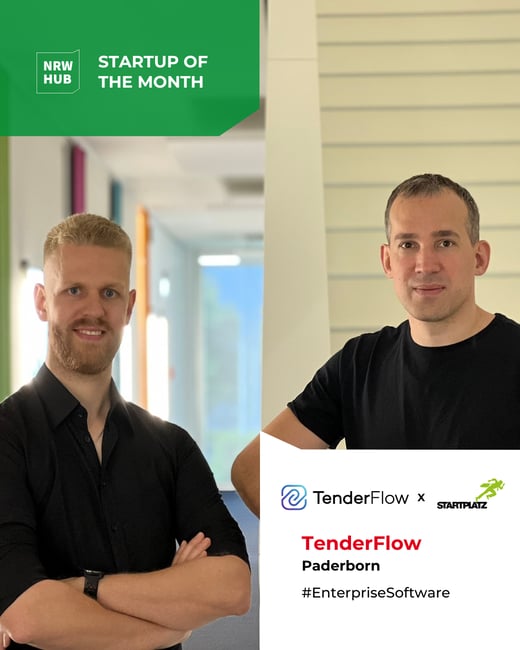 Startup of the month - NRW Hubs - Tenderflow